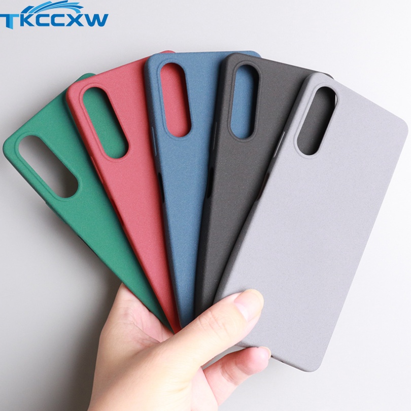 Ốp Điện Thoại Silicon Mềm Cát Nhám Chống Dấu Vân Tay Cho Sony Xperia 1 V IV III Xperia 10 V IV II III Xperia 5 IV III