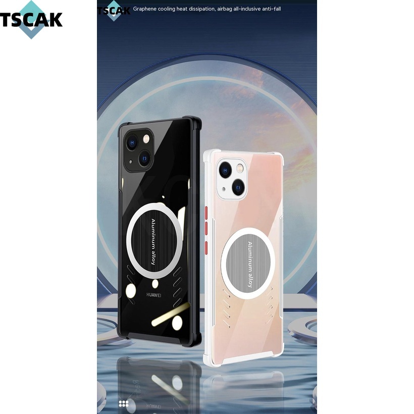 Ốp Điện Thoại silicone Trong Suốt Tản Nhiệt Chống Rơi Thời Trang Cao Cấp Cho Redmi Note 12 Turbo K60 Pro K60E