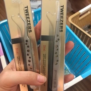 Nhíp lỗ LASHES SUPPLY cong, thẳng chuyên dụng gắp mi, nối mi, rút ngọn, nhặt lông yến