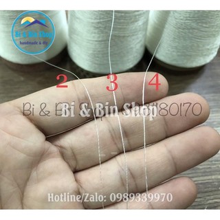 Chỉ Nilon Số 2 (210D/2) Kết Cườm Đính Hạt, May Túi Xách Bền Đẹp