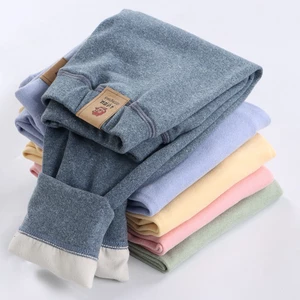 Trẻ Em Trẻ Em Đức Quần Nhung 90-170 Kích Thước Bé Trai Quần Đơn Bé Gái Thu Đông Quần Ấm Trung Bình Lớn Trẻ Em Dày Quần Dài Quần Legging FHZ0