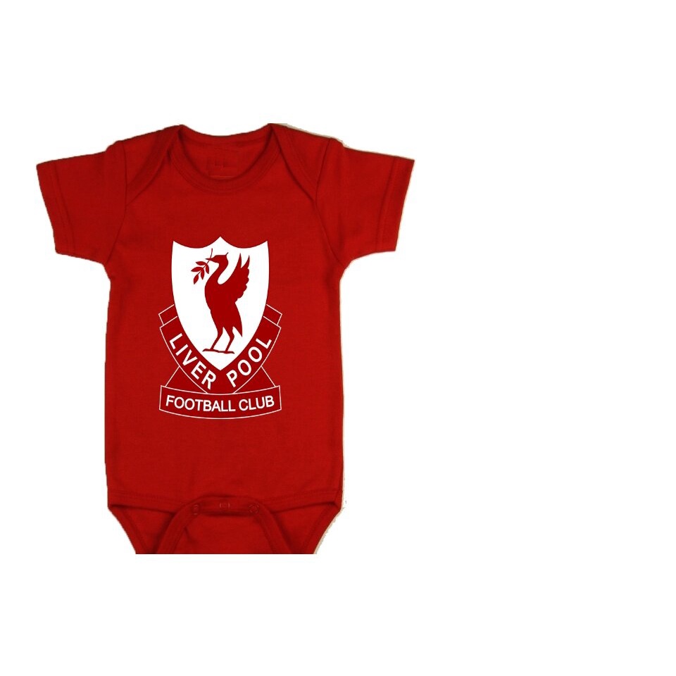 Áo liền quần trẻ em sơ sinh Unisex LFC Red Baby Romper 0 đến 18 tháng CNZL