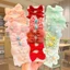 Set 10 Dây Buộc Tóc Nơ Cute Phụ Kiện Tóc Dễ Thương Hàn Quốc Cho Bé Gái