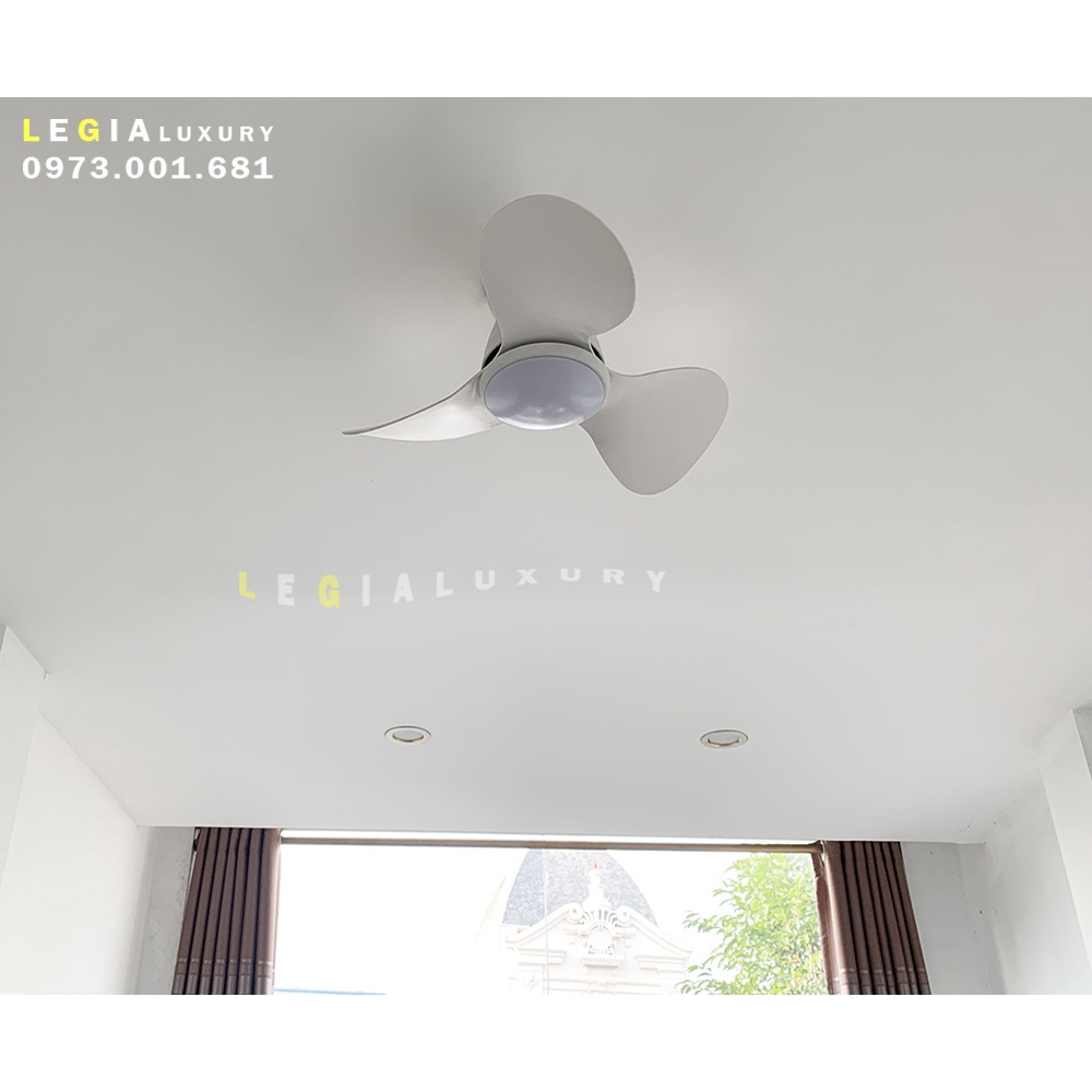 Ảnh Quạt Trần Mini Có Đèn LÊ GIA LGFAN730T - Chiều Cao 22cm - Sải Cánh 61cm - Bảo Hành 5 Năm 3