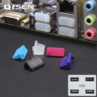 10 / 20 / 50 Chiếc Nhiều Màu Sắc USB Bụi Cắm Cổng Sạc Nắp Nữ Jack Giao Diện Đa Năng Silicon Chống Bụi Bảo Vệ Máy Tính Bảng Máy Tính Xách Tay Laptop
