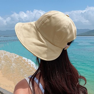 Mũ che nắng có thể gập lại mùa hè dành cho nữ - Mũ che nắng thiết kế mái vòm vành rộng Hàn Quốc