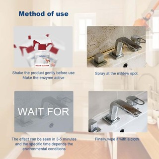 molds and mildew remover 60ml Mold remover spray Mildew Remover Molds Does not hurt the wall