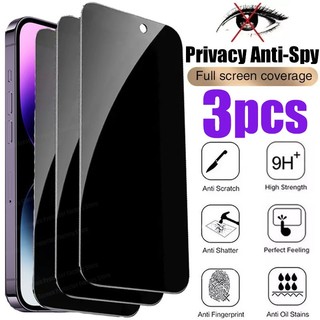 Full Cover Chống Gián Điệp Bảo Vệ Màn Hình Cho iPhone 11 12 13 Pro Max Kính Riêng Tư Cho iPhone 14 Pro 8 Plus XS Max XR Kính Cường Lực
