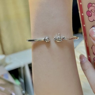 Vòng tay đàn hồi ba mắt mạ bạc hình hành tinh tên lửa dễ thương - Đồ chơi Disney dành cho cậu bé