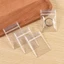 DUKGLOW 100 Chiếc Khóa Zip Túi Chống Bụi Quà Tặng Bao Bì Túi Bảo Quản Sử Dụng Rộng Nhựa PVC