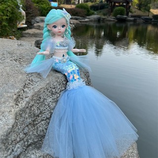 Búp Bê Nàng Tiên Cá Ariel Trang Trí Tiệc Cưới