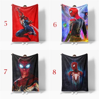 Người Nhện 4 Kích Thước Flannel Chăn Siêu Anh Hùng Đơn Mặt Flannel Chăn Điều Hòa Không Khí Ngủ Chăn
