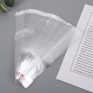[Vận chuyển nhanh] THEHOMECO 100 chiếc Túi nhỏ tự niêm phong, Túi tự dính có thể khóa lại bằng nhựa, Túi đựng bánh quy bằng nhựa trong suốt chất lượng cao Bao bì quà tặng