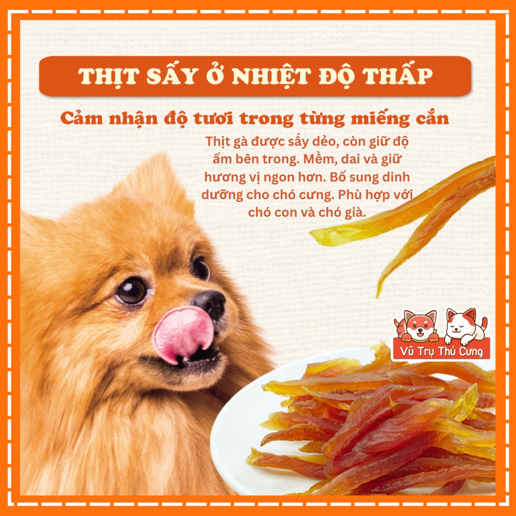 Thanh Gà Sấy Dẻo Cho Chó DoggyMan