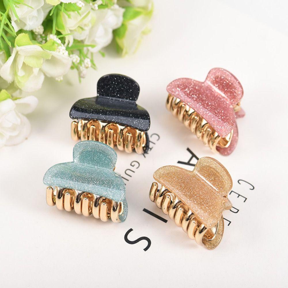 Kẹp Tóc Acrylic Phong Cách Thời Trang, Dụng Cụ Tạo Kiểu Cho Cô Gái