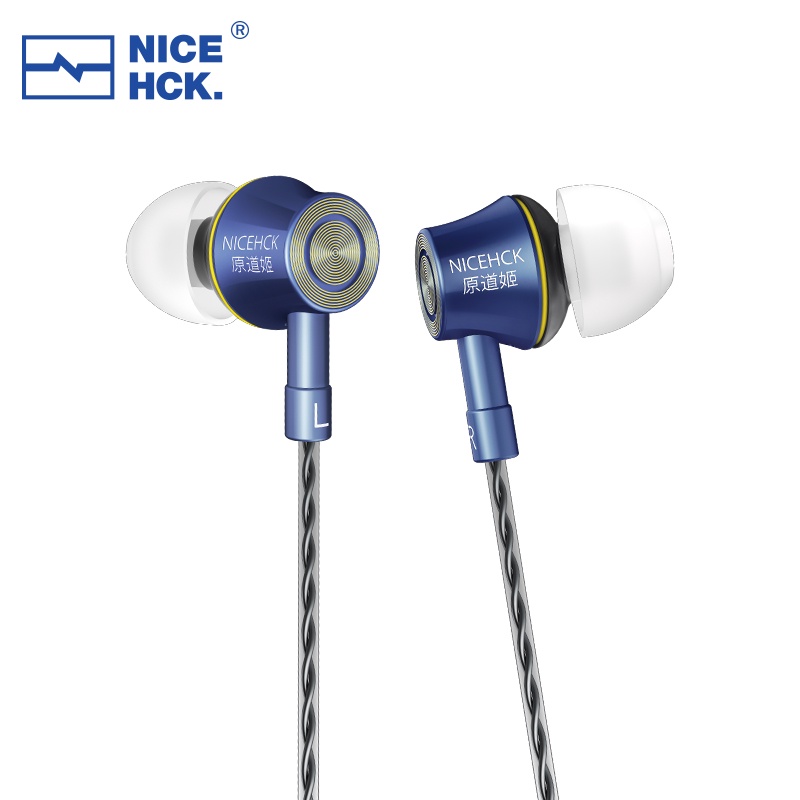 Tai Nghe NiceHCK YD520 Vỏ Hợp Kim Nhôm 10mm Âm Thanh HIFI Sống Động Chất Lượng Cao