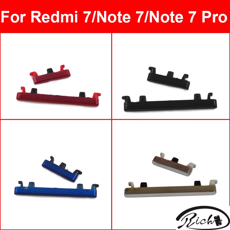 Nút bên âm lượng nguồn cho xiaomi red rice redmi 7 note 7 note7 pro bật ...