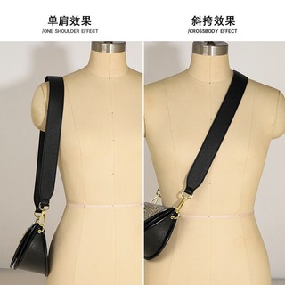 Dây đeo túi phù hợp với túi xách, dây đeo bằng da có thể đeo chéo bên hông vải thiều dây đeo vai màu đen Túi Tote Dây đeo dài mk mở rộng và giảm áp đai đồng màu phụ kiện chuyển đổi túi