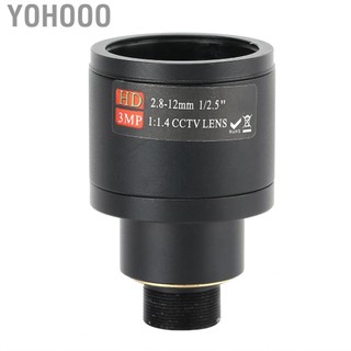 Yohooo Ống kính Thu phóng rõ ràng Cố định-Không thu phóng cho camera quan sát có nắp đậy có thể tháo rời