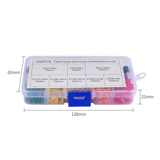NOTE1 300 / 400 / 700 CÁI Thiết bị đầu cuối uốn Bộ kết hợp bền bỉ E4012 E2512 E1510 Máy hủy diệt cách nhiệt