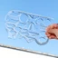 ICUCKO Protractor Trường Vật Dụng Văn Phòng Vẽ Hình Học Sáng Tạo Văn Phòng Phẩm Học Sinh Hình Voi Toán Chức Năng Thước