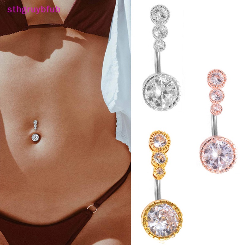 Khuyên Rốn Đính Đá Lấp Lánh Quyến Rũ
