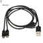 Dây Cáp Sạc Truyền Dữ Liệu Đầu USB 2.0 Male Sang Micro USB 2.0 Male 1 Sang 2 Y