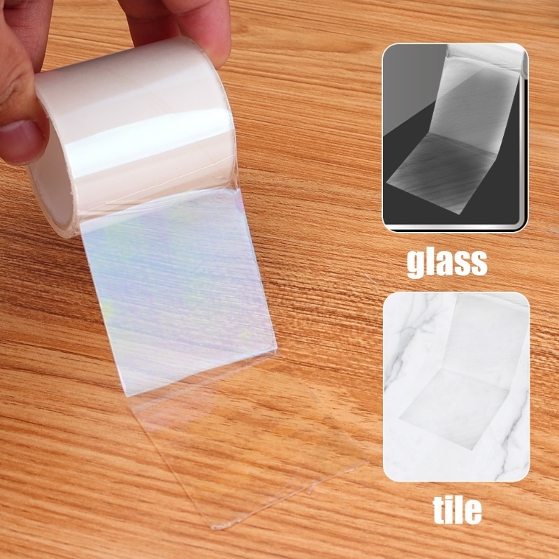 Cuộn Băng Keo Hai Mặt Nano 1M / 2M / 5M Chịu Nhiệt Chống Thấm Nước Dùng Trang Trí Nhà Tắm