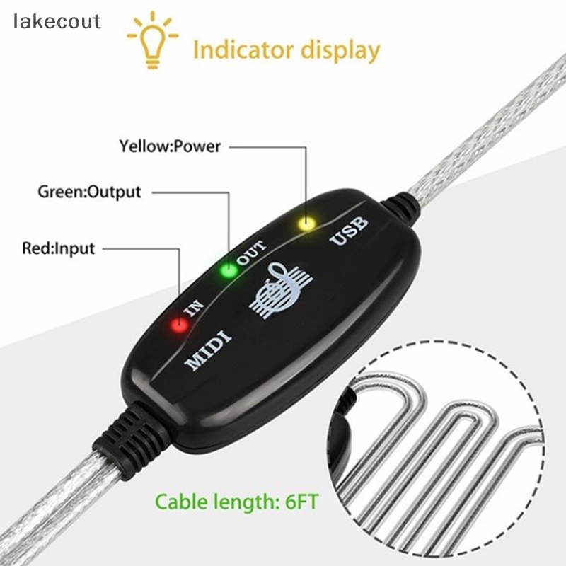 Cáp Chuyển Đổi MIDI Sang USB Cho Máy Tính