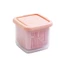 Hộp Bảo Quản Tủ Lạnh CHEESELY, Sắc Nét Có Nắp Tủ Lạnh Mini, Nhựa Vuông Hai Lớp Thoát Nước Kín Hộp Đựng Rau Củ