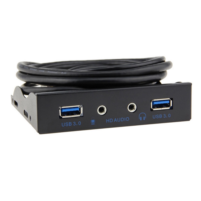 2 cổng usb 3.0 hub splitter hd audio 3.5mm jack cắm tai nghe mic giao ...