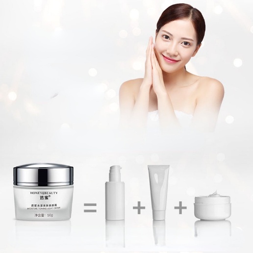 Kem che khuyết điểm mật ong 50g dưỡng ẩm, che phủ tốt cho da mặt, dùng trang điểm tự nhiên