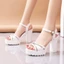 GIÀY SANDAL CAO GÓT QUAI CHÉO ĐÁ 9P LÓT MỀM THẤM HÚT MỒ HÔI - CG622