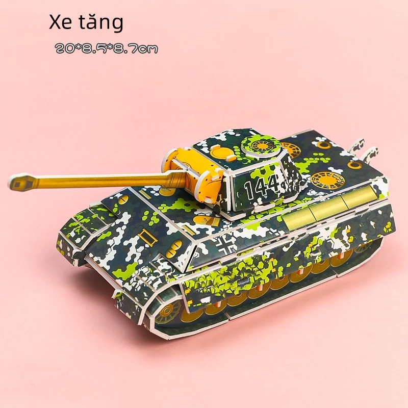[HCM] Đồ Chơi Xếp Hình Ngôi Nhà 3D Bằng Bìa Xốp Cho Bé Mô hình 3D giấy tự lắp ráp Pandora112