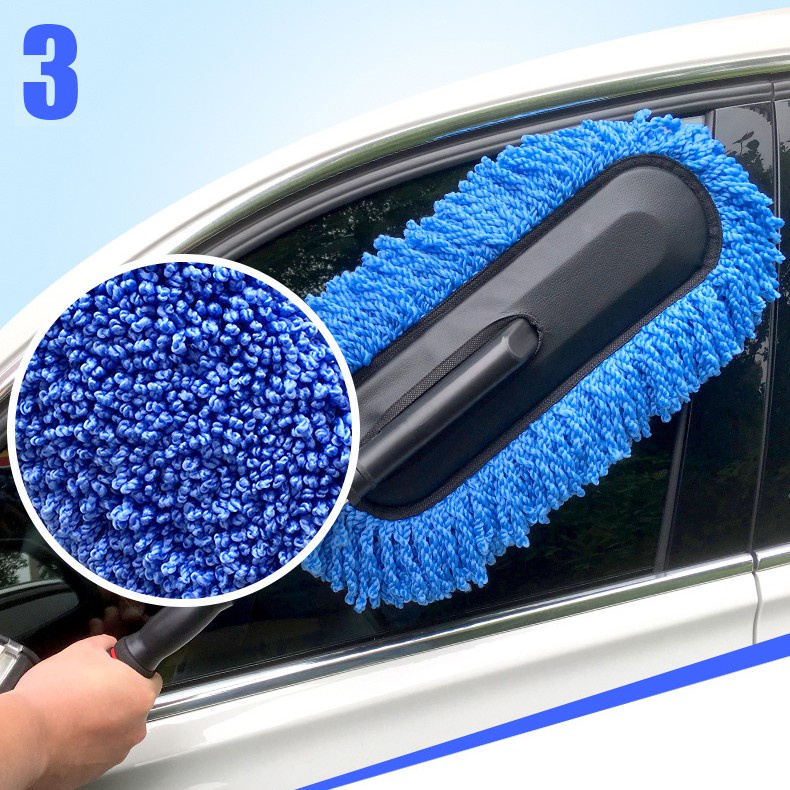 Chổi Rửa Xe Ô Tô Sợi Mềm-Chổi Lau Xe Ô Tô,Điều Chỉnh Được Độ Dài