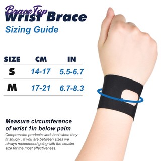 Bracetop 1 pcs compression wrist band for man woman wrist brace for basketball, volleyball, football, running wrist support để giảm đau khớp, chấn thương đường hầm cổ tay