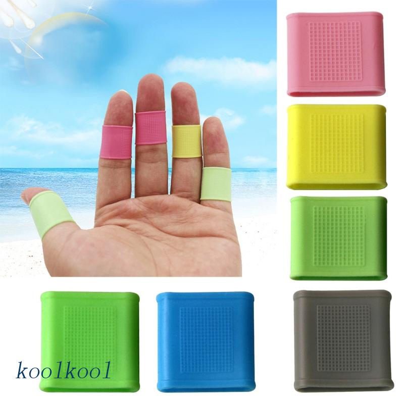 Set 10 Ống Silicone Bọc Ngón Tay Chơi Bóng Rổ / Tennis / Tất Cả Các Loại