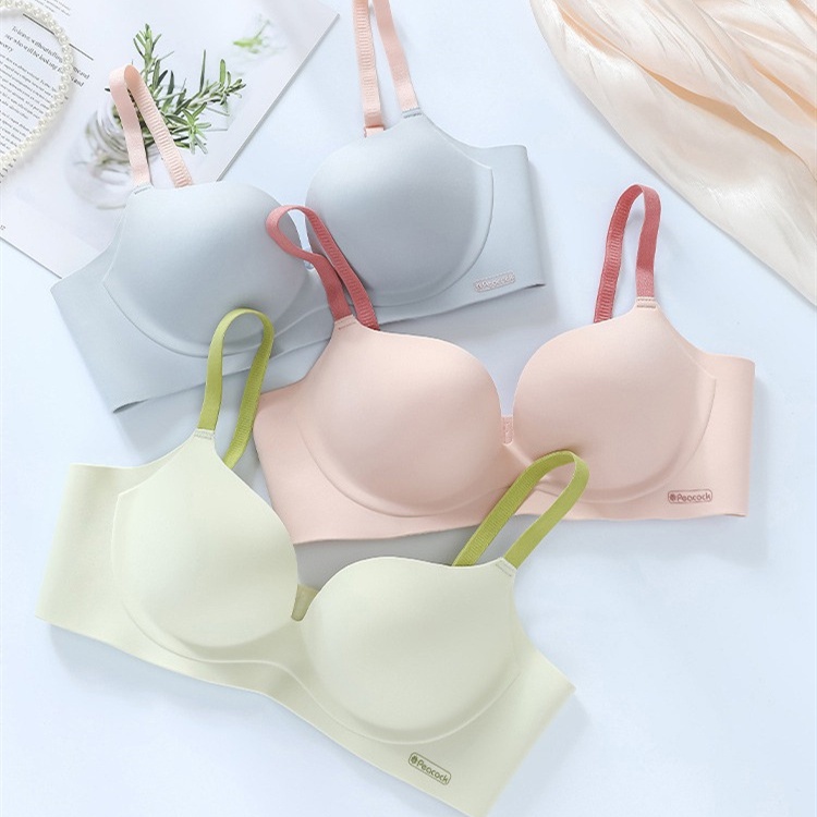 【32-38AB】 Áo Lót Nâng Ngực Không Gọng Không Đường May Sinh Viên Thanh Niên Áo Lót