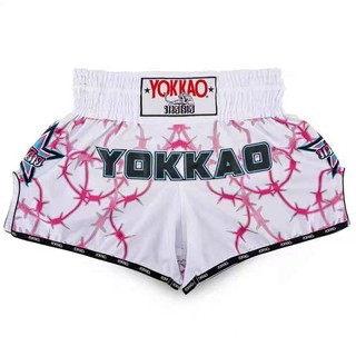 [Yokkao] Quần Muay Thai boxing co giãn nhanh khô thấm mồ hôi cho người lớn nam nữ và trẻ em, YYBS