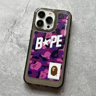 Ốp Điện Thoại Trong Suốt Chống Sốc Họa Tiết Bape Cho iphone 14 11 13 12 X XS Pro Max XR Mini 7 Samsung Galaxy S23 S22 ultra plus