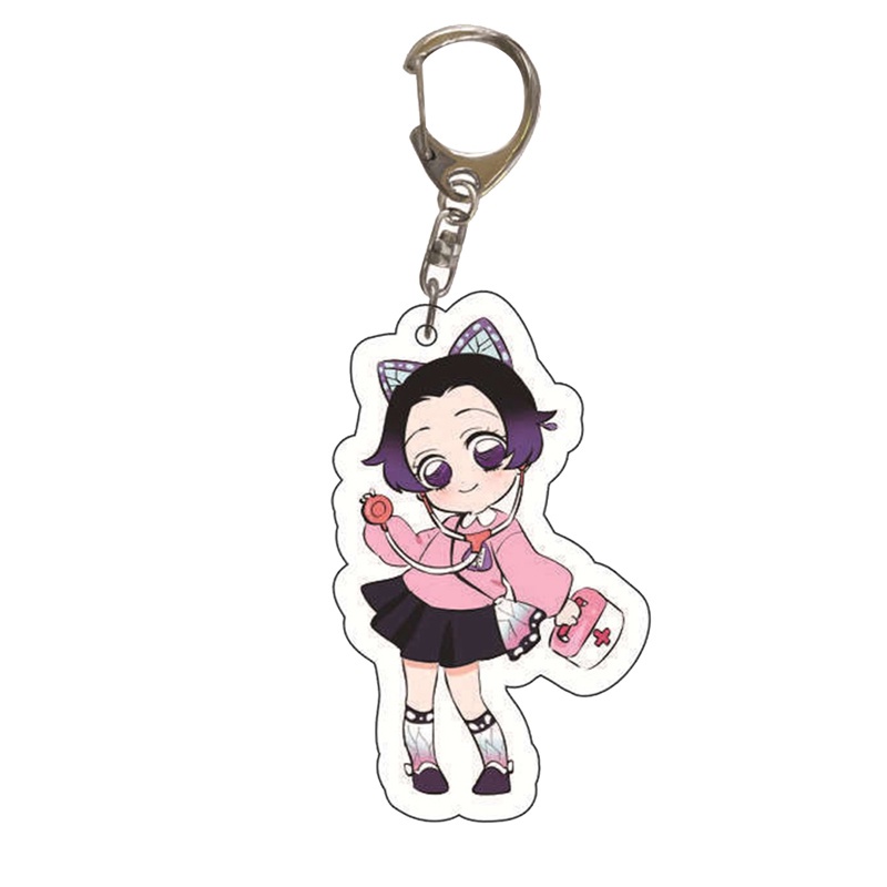 Móc Khóa Acrylic Hình Demon Slayer: Kimetsu No Yaiba