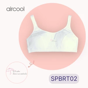 Áo lá, bra, áo lót bé gái cotton, không gọng