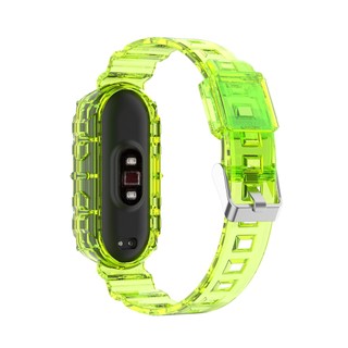 Dây Đeo Silicon Nhiều Màu Cho Đồng Hồ Thông Minh Xiaomi Mi Band 7 6 5 Miband 3 4