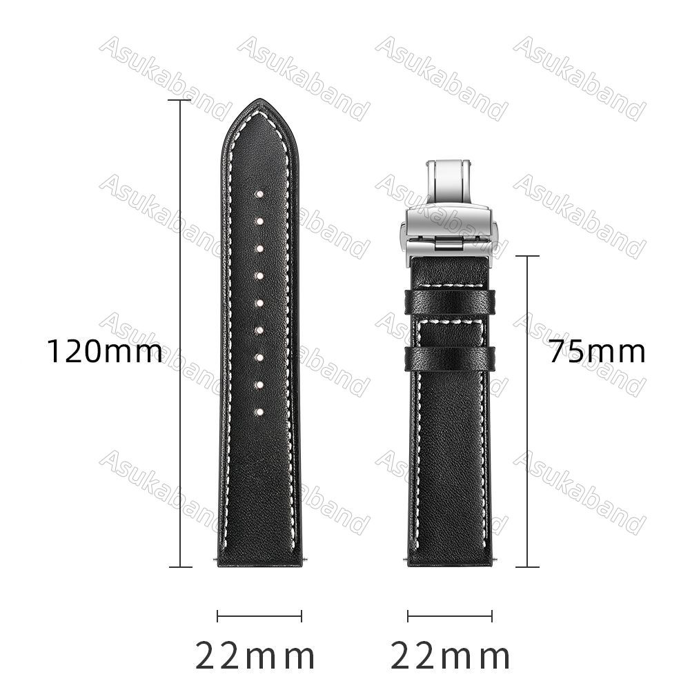 Dây Đeo Bằng Da Thật 18mm 20mm 22mm Cho Galaxy Watch Pro Gear GT