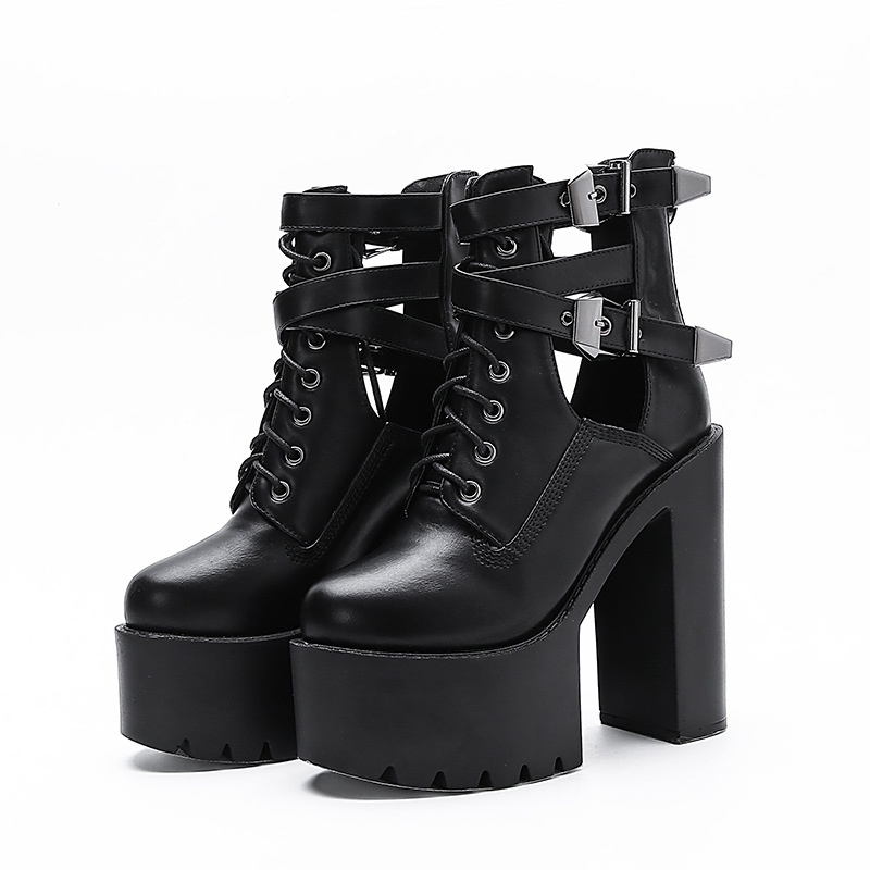 Giày Boot Cao Gót 15cm Phong Cách Mới Cho Nữ