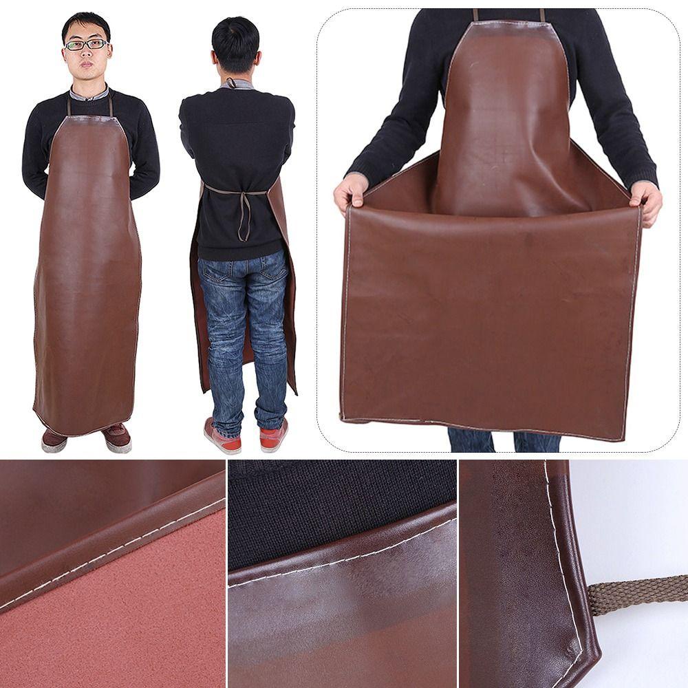 Tạp dề hàn da BAMBOOB chống cháy, cách nhiệt, chống nước, bảo vệ thợ hàn
