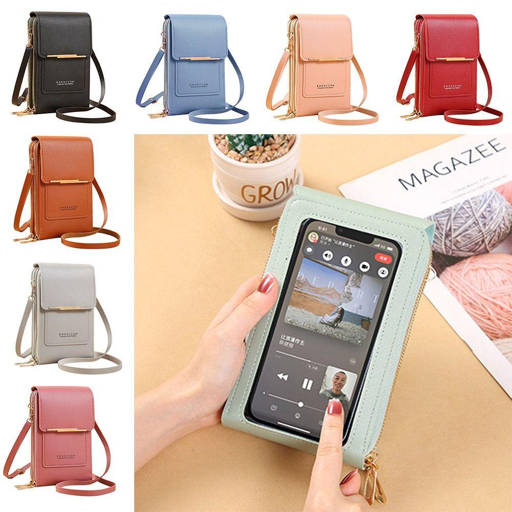 Túi đựng điện thoại màn hình cảm ứng SUNKISSD Túi đeo chéo nữ RFID chất lượng cao