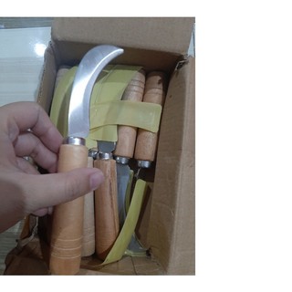 Dao cắt chuối, dao gọt thơm, dụng cụ gọt hoa quả trái cây, bổ cau lưỡi cong, dao ra nải chuối đa năng GD706-Gotmia