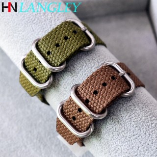 Dây Đeo Đồng Hồ Bằng Nylon Cotton Mềm Chất Lượng Cao 20mm 22mm