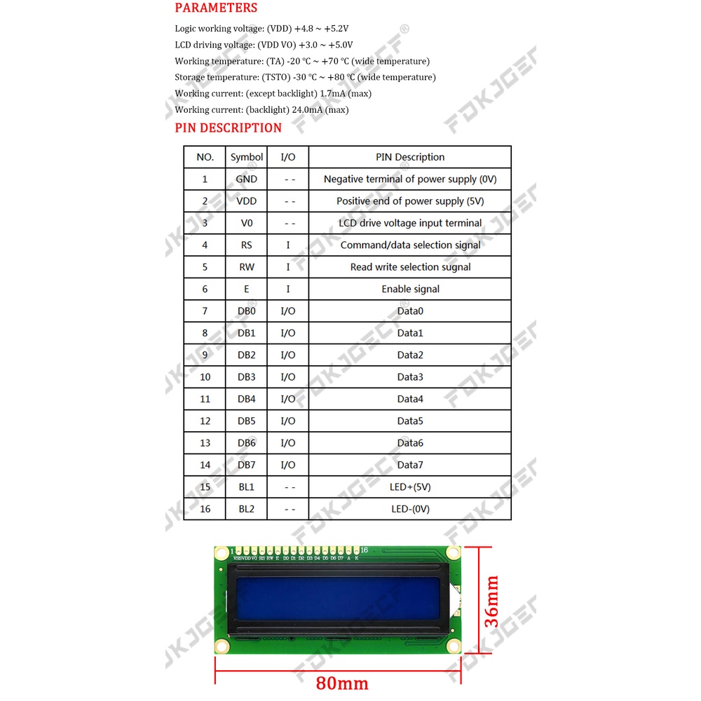 ALMOCN 2 pz 1602 LCD Tastiera Shield 1602 LCD Schermo di Espansione Bordo Blu Retroilluminazione 4.5-5.5V per Arduino UNO R3 MEGA2560 Nano Due Duemilanove Robot